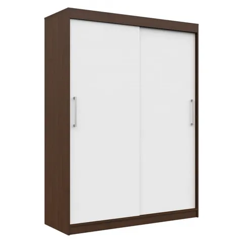 SZAFA PRZESUWNA 150 cm CLP MONO WENGE/BIAŁA