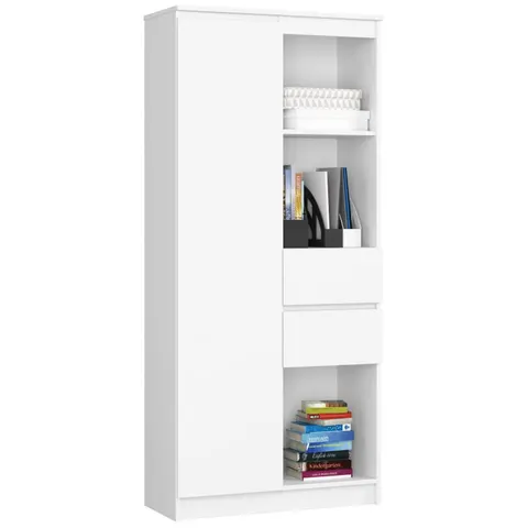 REGAŁ BIUROWY R 80cm CLP R15 BIAŁY