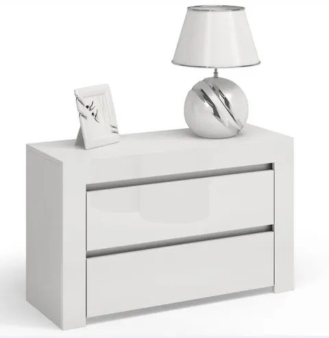 KOMODA DEKO D2 MAX - BIEL POŁYSK