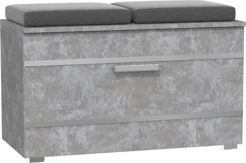 SZAFKA NA BUTY SIEDZISKO SCHOWEK OPAL BETON