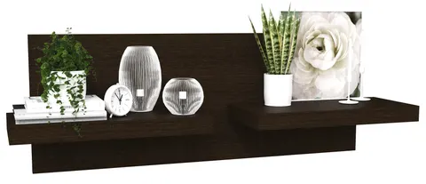 PÓŁKI WISZĄCE 2P - WENGE