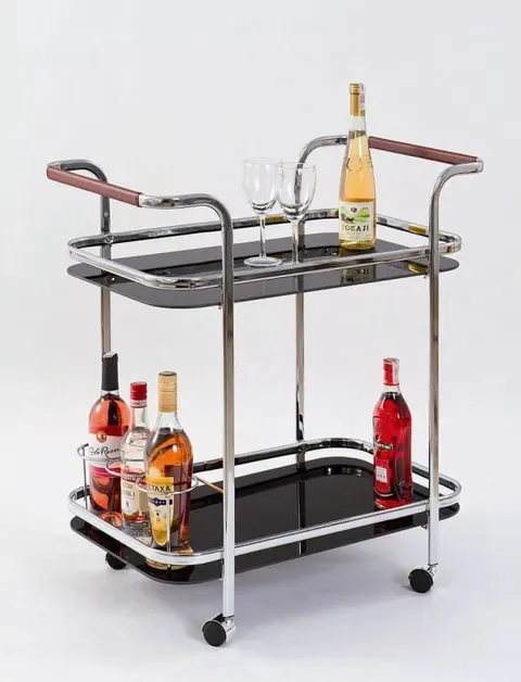 BAR7 stolik barowy czarny