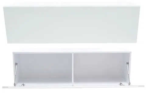 SZAFKA RTV VIDA 3 WISZĄCA 140CM BIEL POŁYSK