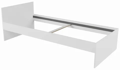 ŁÓŻKO RAMA LINO 90CM x 200CM BIEL MAT