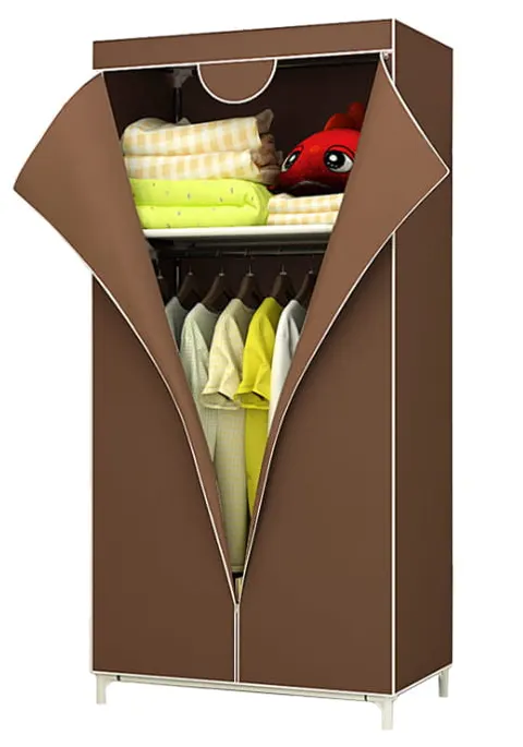 Szafa tekstylna na ubrania M - 150x60x45 - KAWA