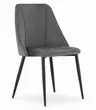 Krzesło LATINA - ciemny szary aksamit x 4