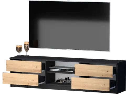 Szafka RTV Stolik pod TV Komoda Sindi QUAD Szuflady ARTISAN