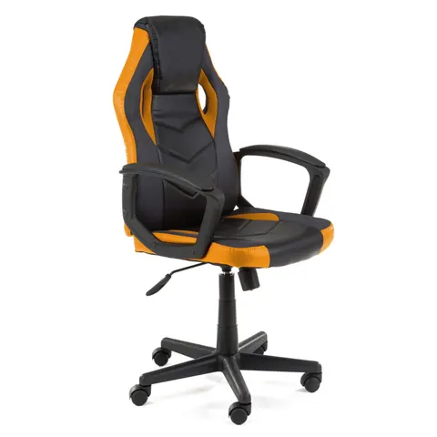 FOTEL GAMINGOWY F4G FG-19 POMARAŃCZOWY