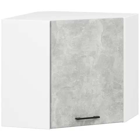 Szafka OLIWIA W60/60N H580 BIAŁA / BETON
