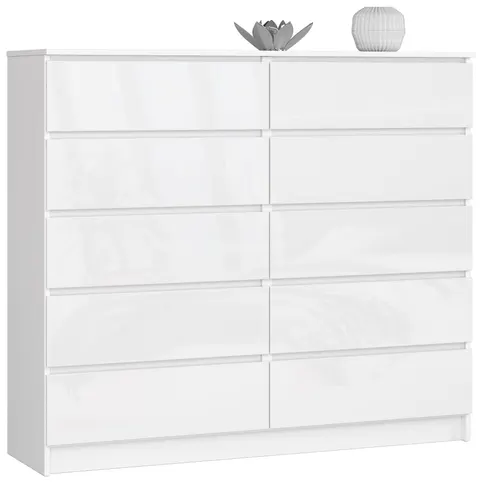 KOMODA K140 10SZ CLP PK BIAŁY POŁYSK