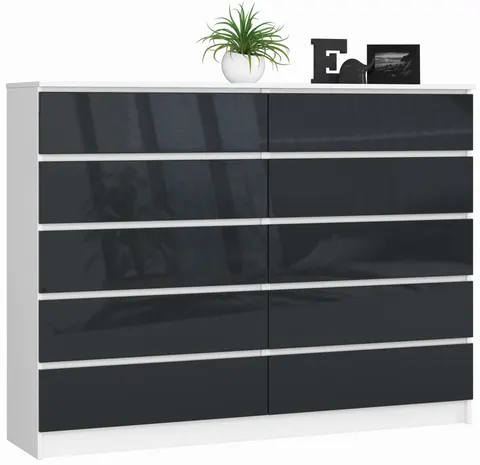 KOMODA K160 10SZ CLP PK GRAFIT POŁYSK