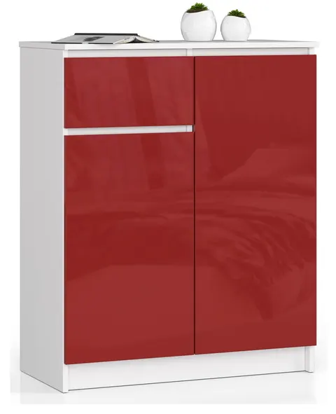 KOMODA K80 2D 1SZ CLP PK CZERWONY POŁYSK