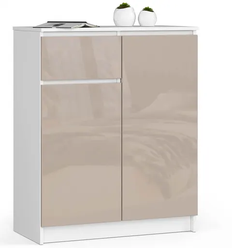 KOMODA K80 2D 1SZ CLP PK CAPPUCCINO POŁYSK