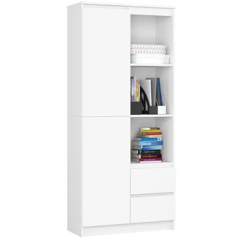 REGAŁ R11 R80 1D 2SZ CLP PK BIAŁY