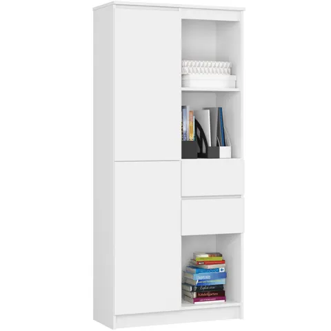 REGAŁ R15 R80 1D 2SZ CLP PK BIAŁY