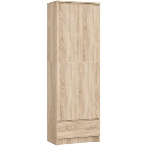 REGAŁ ZAMKNIETY R60 2D 1SZ CLP PK DĄB SONOMA