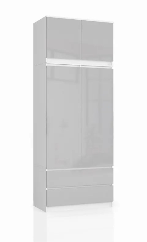 SZAFA Z NADSTAWKĄ S90 2D 2SZ CLP PK METALIK POŁYSK