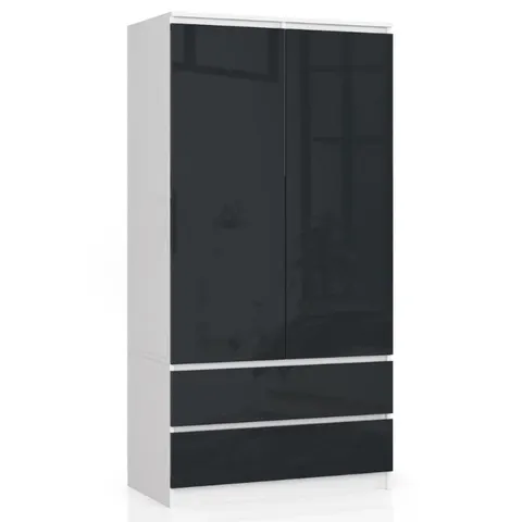 SZAFA S90 2D 2SZ CLP PK GRAFIT POŁYSK