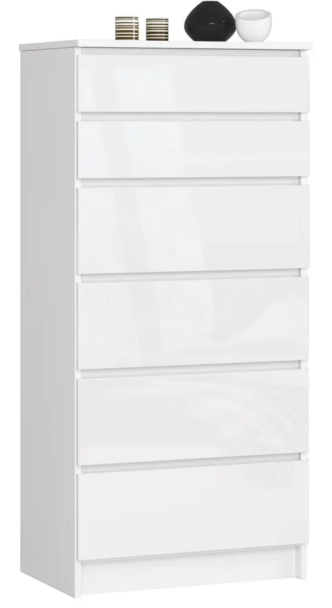 KOMODA K60 6SZ CLP PK BIAŁY POŁYSK