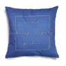 Poszewka POZYTYWNA HELSINKI VELVET haft 40x40 Nieb