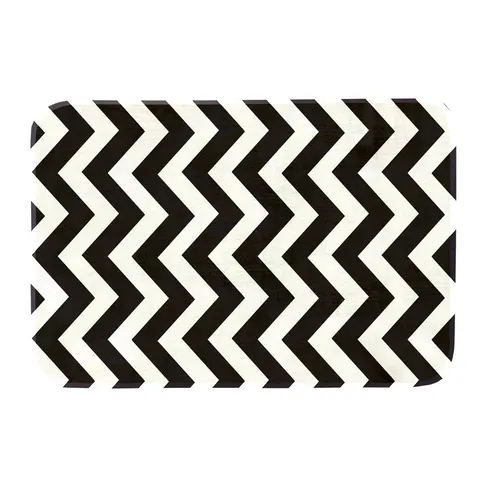 Dywanik Foam Noir&Blanc 50x80 Zyg-Zag Czarno Biały