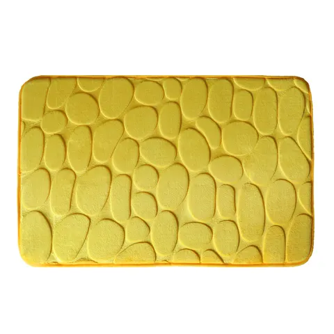 Dywanik Foam DES PIERRES kamienie 45x70 Żółty