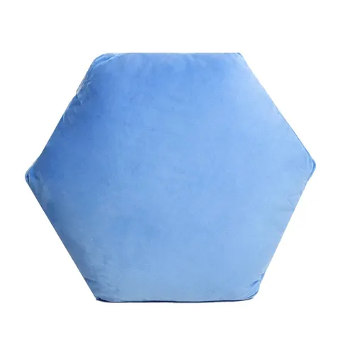 Poduszka SHAPE BRYŁA 3D PLUSZ 38x42x12 Niebieski