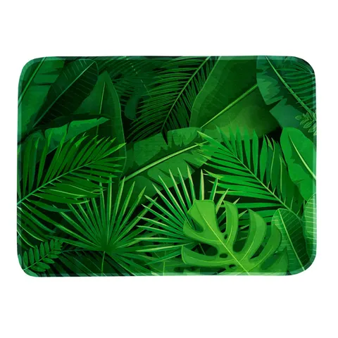 Dywan Foam EXOTICO VERDE 40x60 cm Liście Zielony