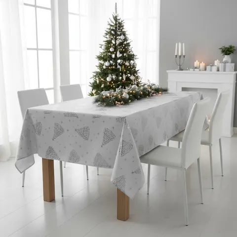 Obrus Plamoodporny Merry Choinka 110x160 cm