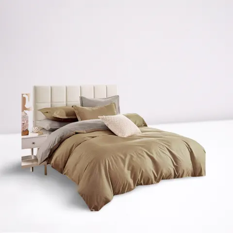 Kpl pościeli NATURAL TAUPE 160x200+2 posz. sza/beż