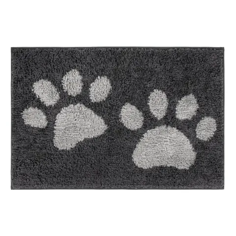Mata dla psa Soft shaggy Paw 45x70 cm Grafit