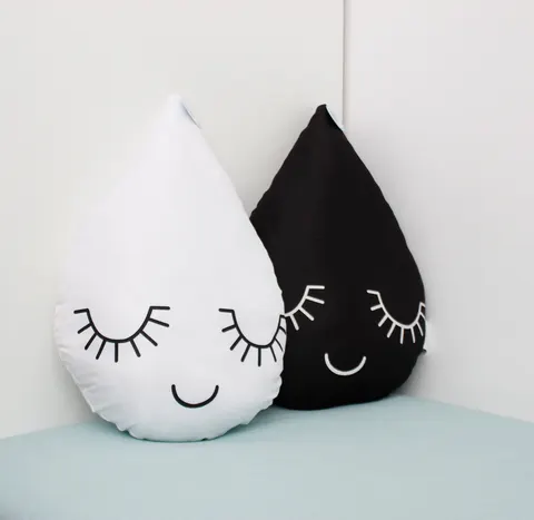 Poduszka Kropelka Drop Biały 40x35 cm