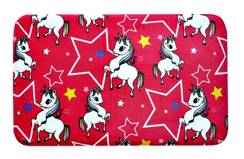 Dywanik FOAM UNICORN 50x80 cm JEDNOROŻEC Róż