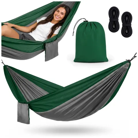 Hamak turystyczny Nature Swing 140x280 cm Zielony