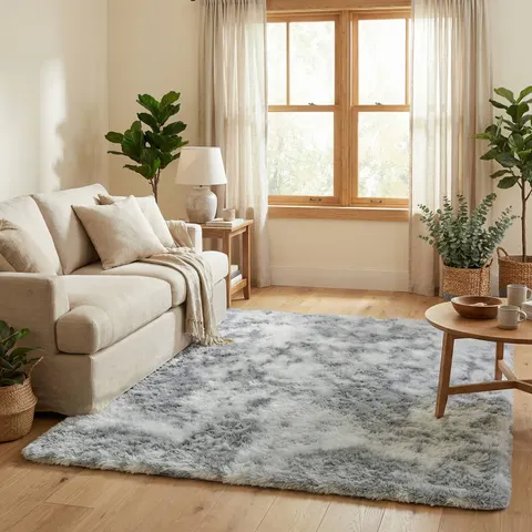Dywan Flare Eco Futro 160x230 cm ombre szary