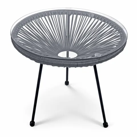 Stolik PATIO TABLE ACAPULCO 45x45cm Grafitowy