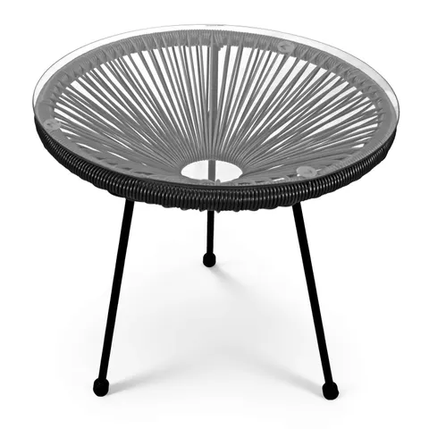 Stolik PATIO TABLE ACAPULCO 45x45 Czarny