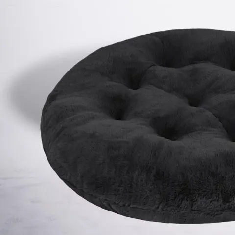 Poduszka okrągła IVY PLUSH Fi 95 cm Ciemny szary