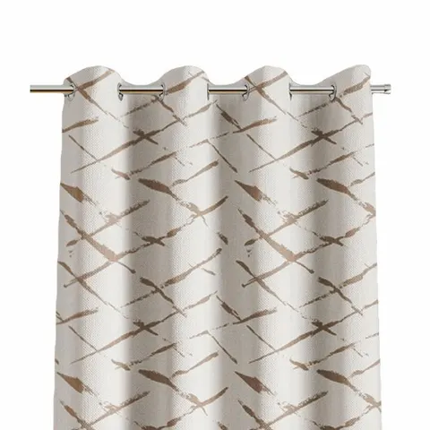Zasłona przelotki OXFORD Nature 140x260 wzór BEŻ