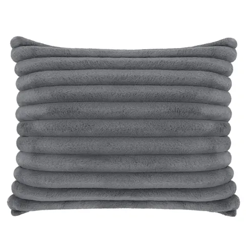 Poduszka deco NUBO LUX rabbit faux fur 40x50 Szary