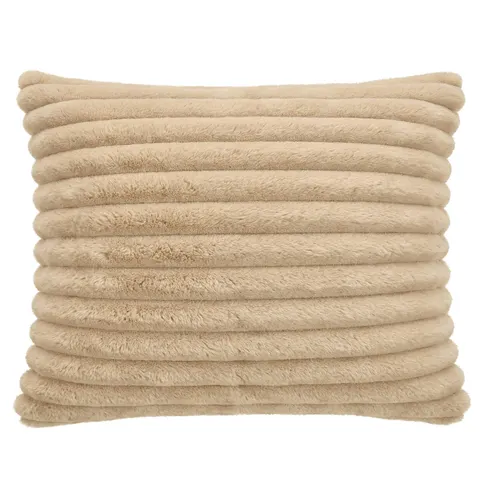 Poduszka deko NUBO LUX rabbit faux fur 40x50 Beż