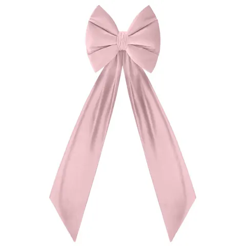 Kokarda Deco Velvet Glam Bow XXL 48x45x150 Róż