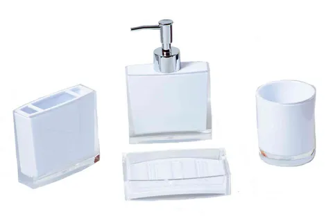 4 Częściowy Komplet Łazienkowy SPA Taste Biały