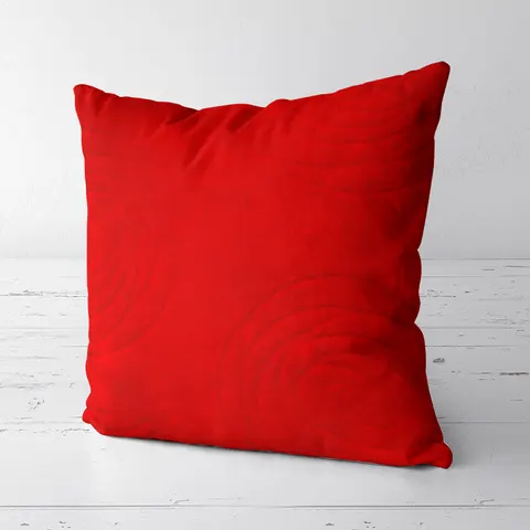 Poszewka FLORI mikrofibra 40x40 Czerwony