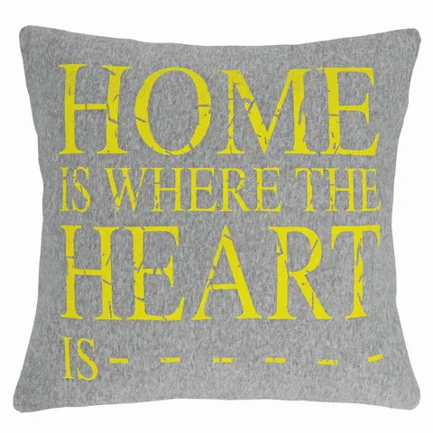 Poszewka - Jersey Home 45x45 - Żółty