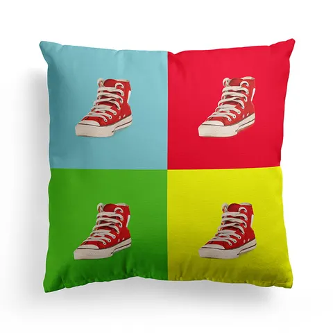 Poszewka MAXIME Velvet 40x40 cm Sneakers Multi