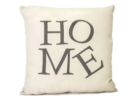 Poszewka HOME bawełna 40x40 cm tło Beż