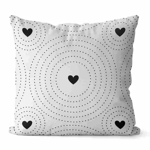 Poszewka CUPID mikroflanela 40x40 Koła Geometria