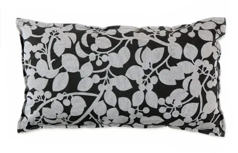 Poszewka Folium Kwiaty 30x50 Szary