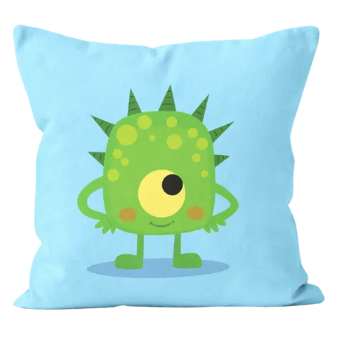 Poszewka KIDS Robaczki Bawełna PREMIUM 45x45 Nieb